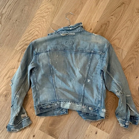 Distressed Denim Jacket - Picture 2 of 3
